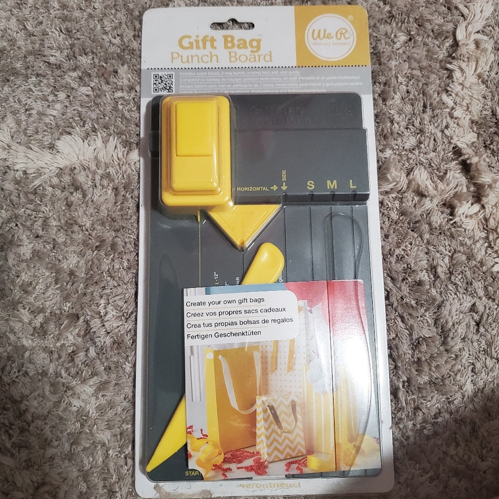We R Gift Bag Punch Board